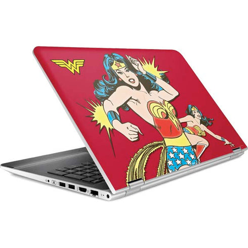 DC Comics Wonder Woman Vintage Action pose HP Pavilion Skin